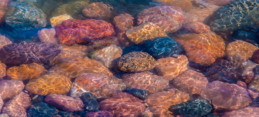 Lake Superior Water Rocks Photograph by Britt Runyon