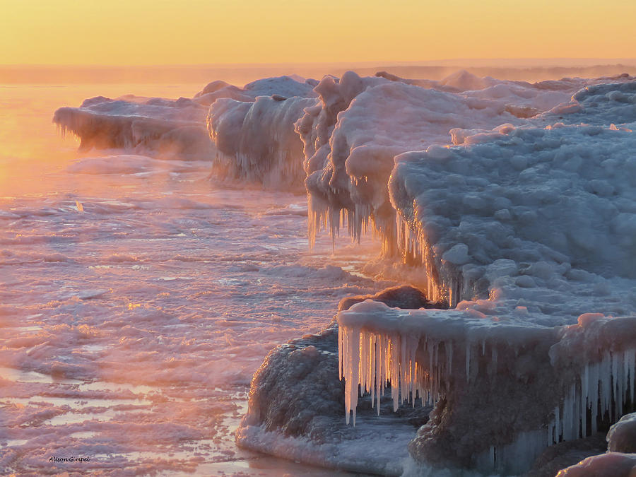 Lake Superior Winter Photograph by Alison Gimpel - Fine Art America