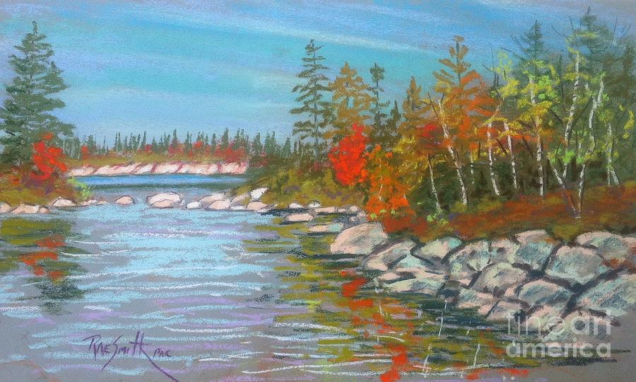 Lake Susie  Pastel by Rae  Smith