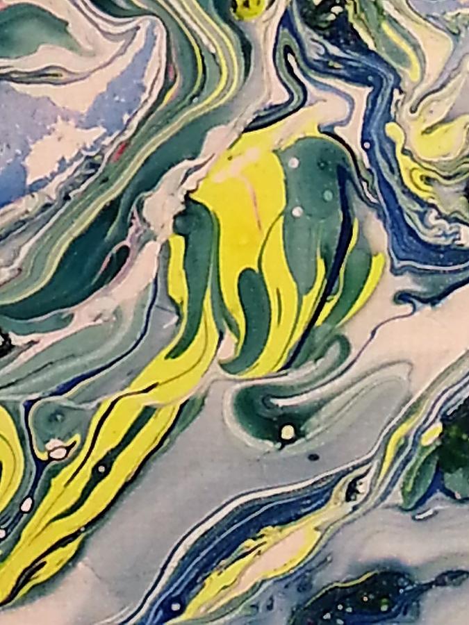 Lake Swirl 1 Painting by Jan Pellizzer