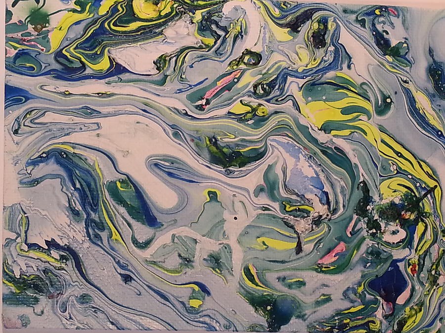 Lake Swirl 4 Painting by Jan Pellizzer