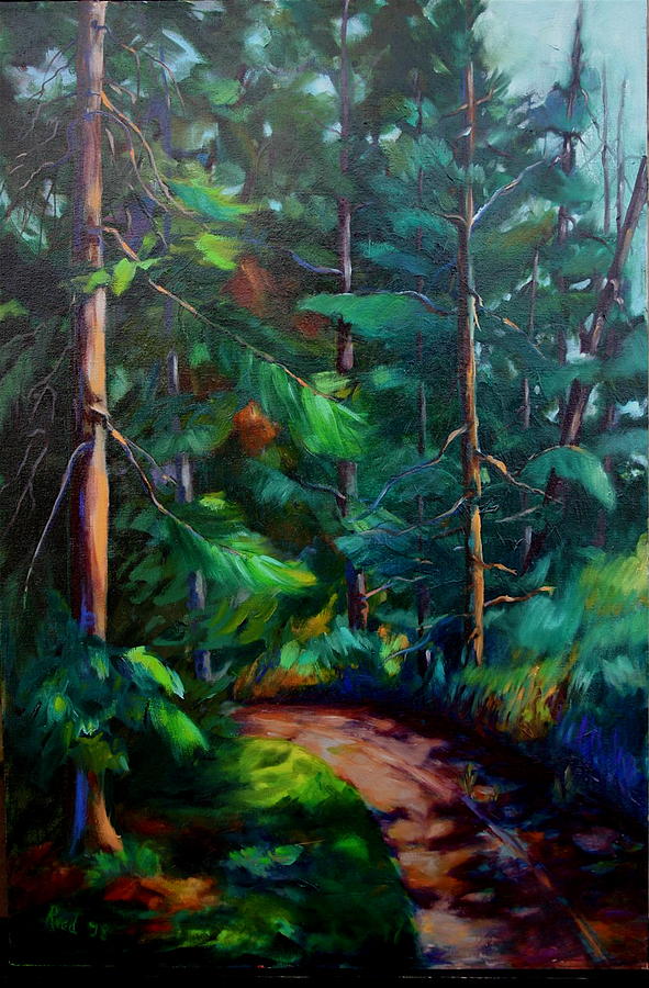 Tree Painting - Lake Taho by Patricia Reed