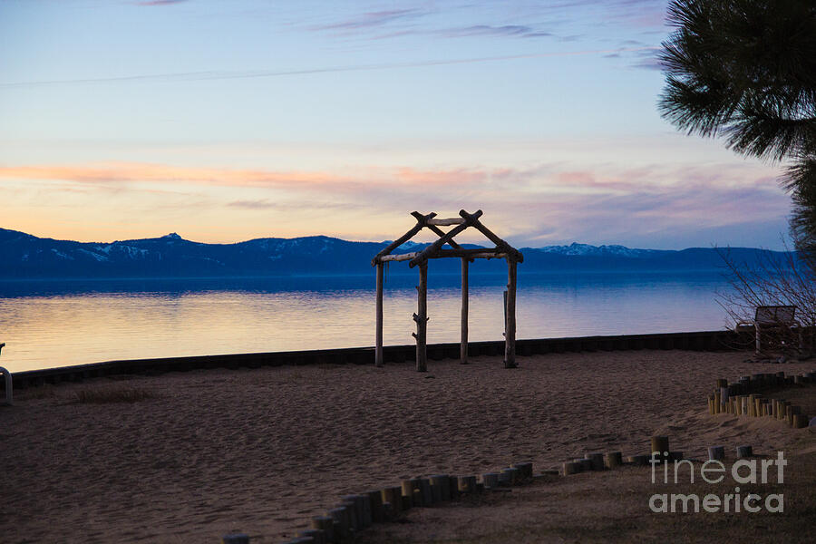 Lake Tahoe at Dusk Photograph by Suzanne Luft