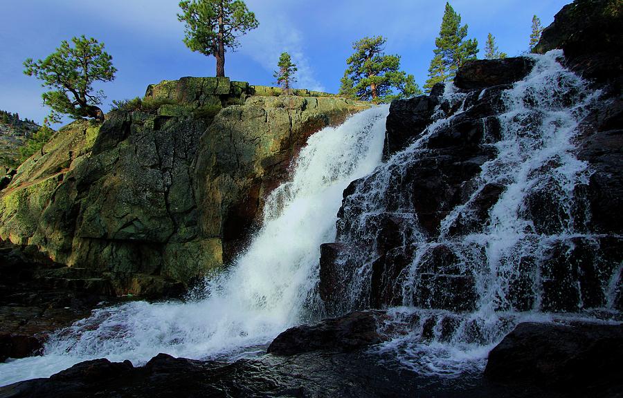  Lake Tahoe Back Country Waterfall Photograph by Sean Sarsfield