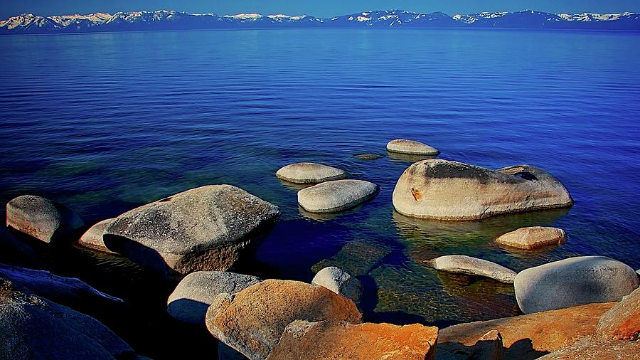Nature Photograph - Lake Tahoe Blue, California by Zayne Diamond Photographic Nature Photograph - Lake Tahoe Blue, California by Zayne Diamond Photographic
