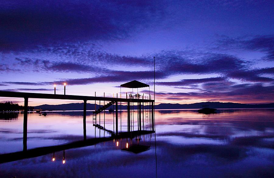 Lake Tahoe Dawn...Table For Two Photograph by Sean Sarsfield