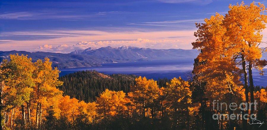 Lake Tahoe Fall East Shore Photograph by Vance Fox - Pixels