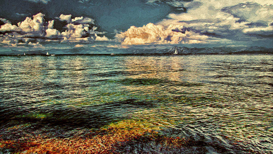 Summer Photograph - Lake Tahoe by John K Woodruff