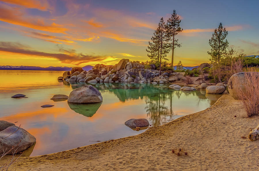 Reno Photograph - Lake Tahoe Majestic Sunset by Scott McGuire