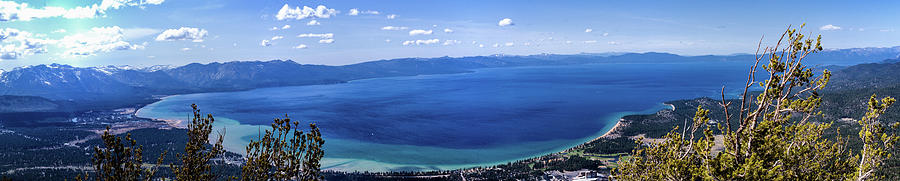 Lake Tahoe Panorama - California and Nevada Photograph by Bruce Friedman