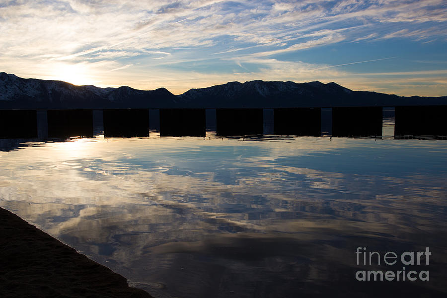 Lake Tahoe Reflections Photograph by Suzanne Luft
