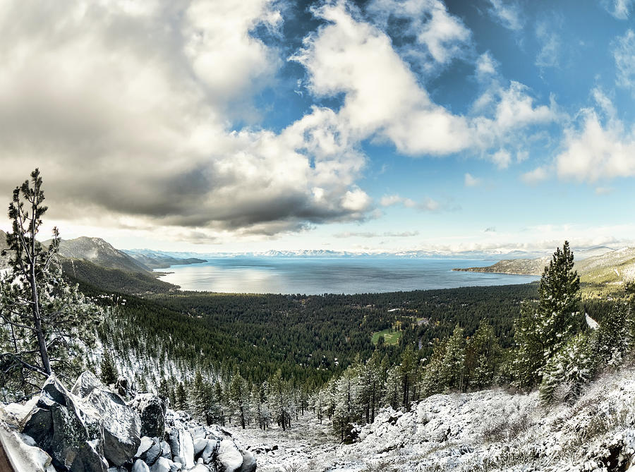 Lake Tahoe Snow Photograph by Martin Gollery