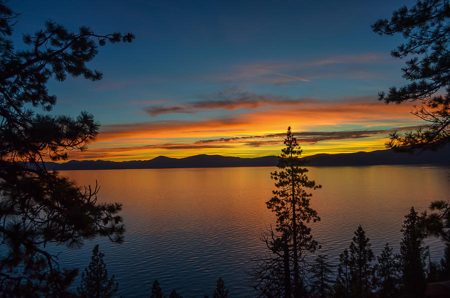 Lake Tahoe Sunset Photograph by Asif Islam