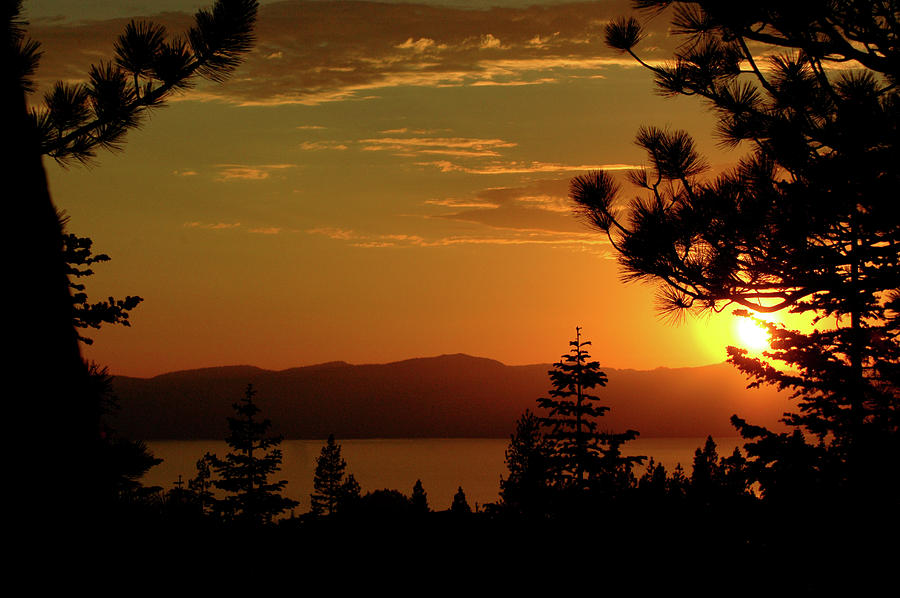Lake Tahoe Sunset Photograph by LeeAnn McLaneGoetz McLaneGoetzStudioLLCcom
