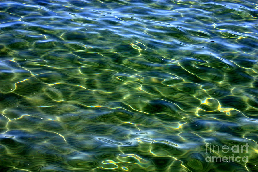 Lake Tahoe Swirls Photograph by Carol Groenen
