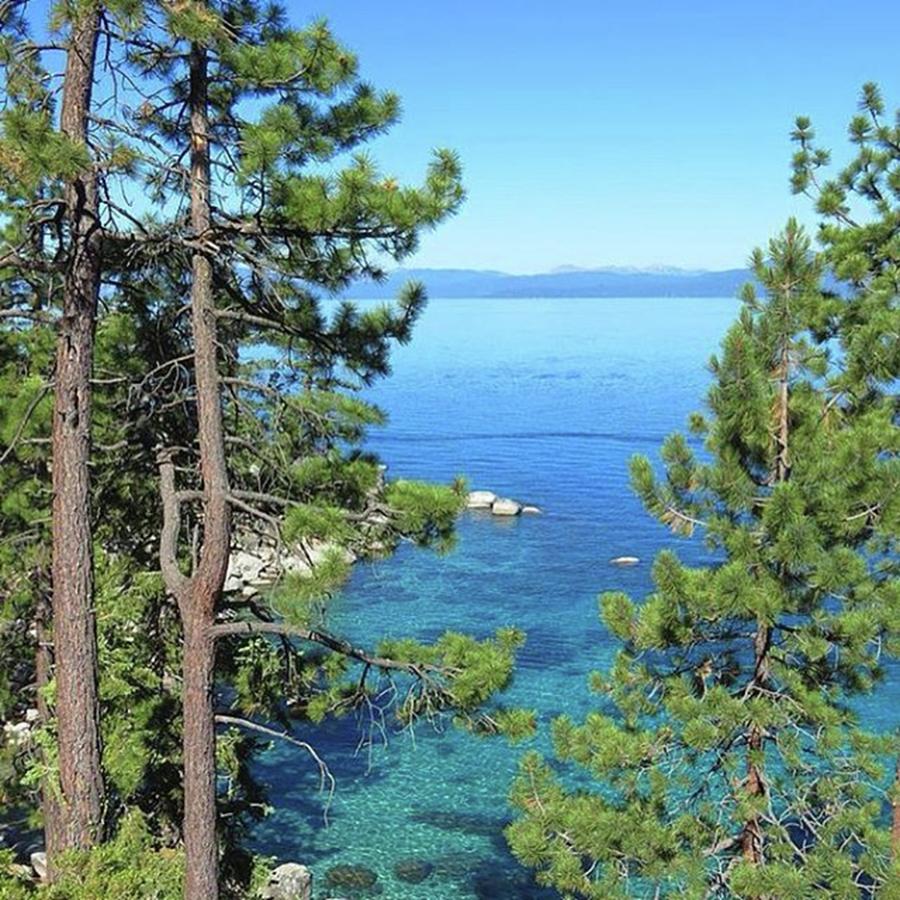 Nature Photograph - Lake Tahoe Viewed From Sand Harbor by Connor Beekman