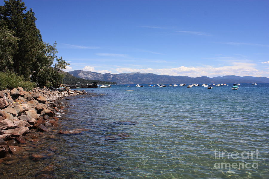 Mountain Photograph - Lake Tahoe Waterscape by Carol Groenen
