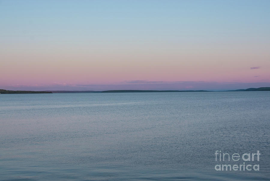 Lake Temiskaming Pastel Sunset Photograph by Cheryl Baxter