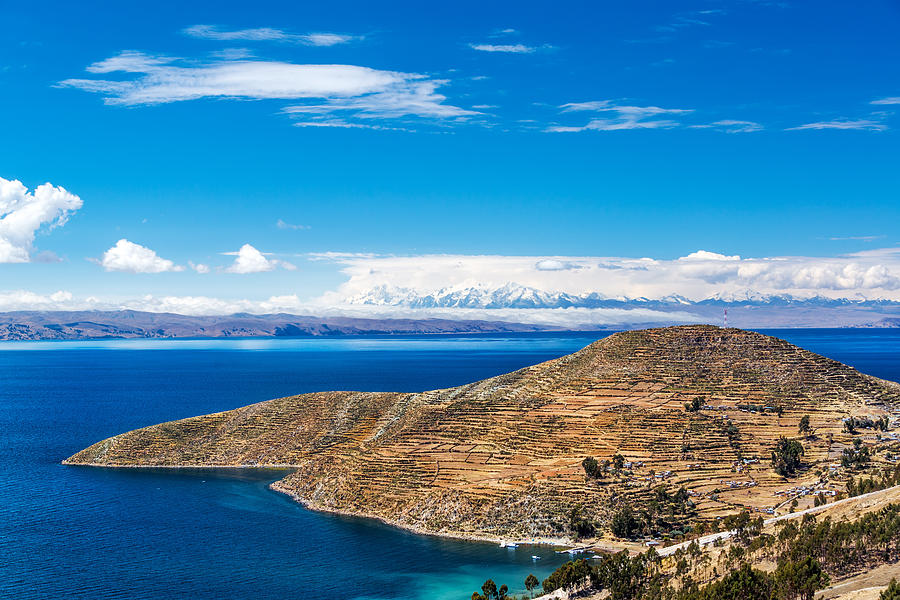Nature Photograph - Lake Titicaca Landscape by Jess Kraft
