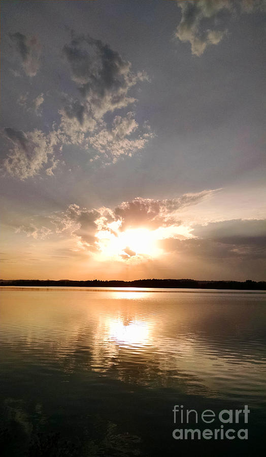 Lake Tomah Sunset Photograph by Stephanie Forrer-Harbridge | Fine Art ...