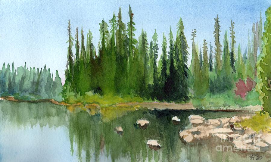 Lake View 1 Painting