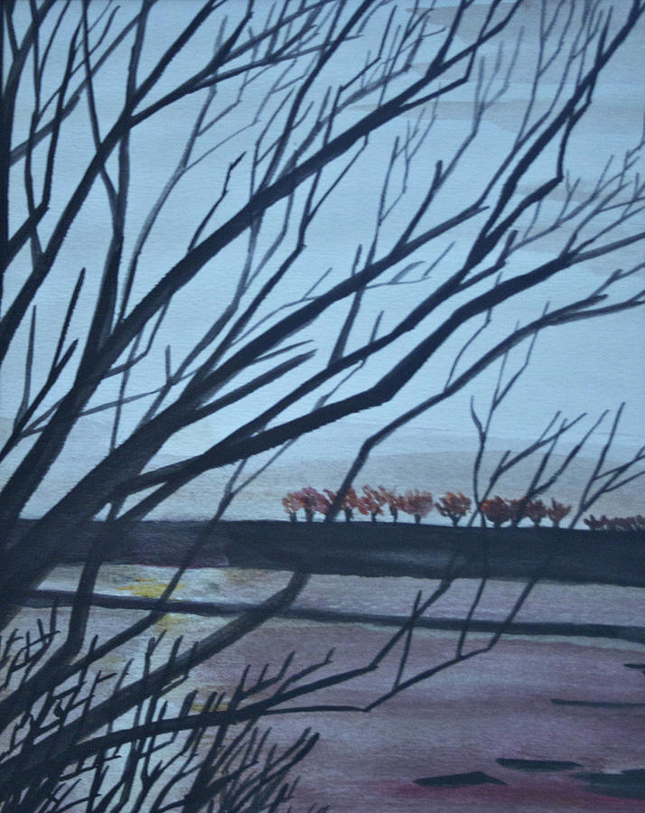Lake View Painting by Desiree Aguirre