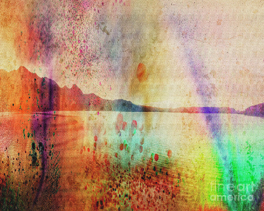 Lake View Digital Art by Edmund Nagele FRPS