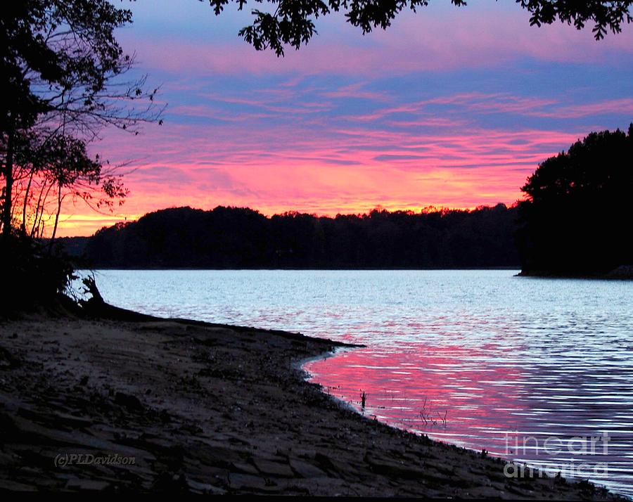 Lake View Sunset Photograph by Pat Davidson