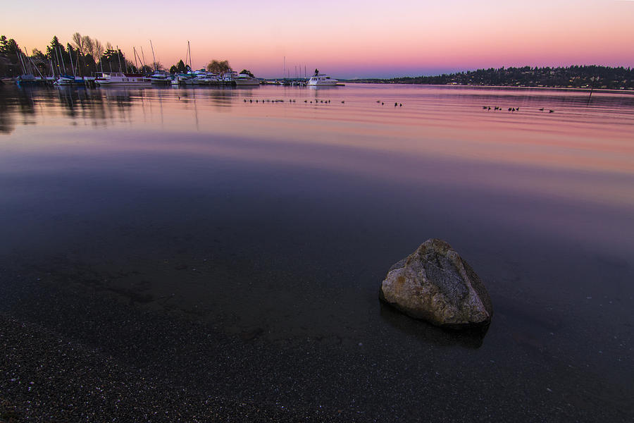 Lake Washington Sunset Photograph by Matt McDonald