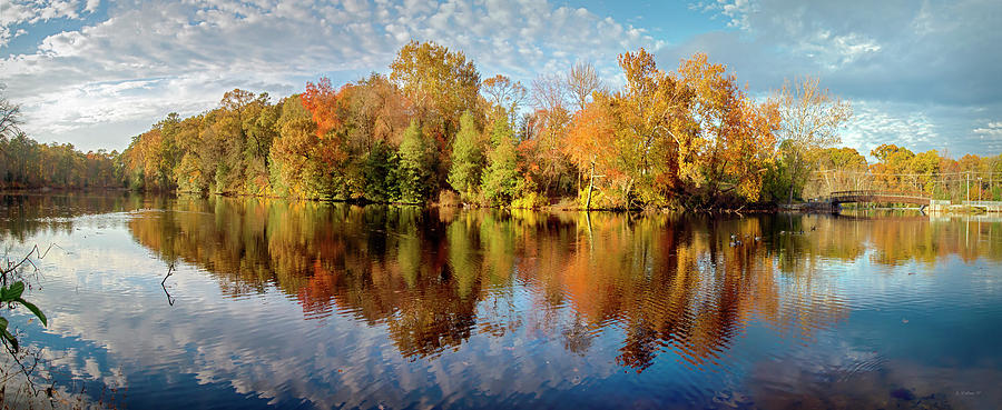 Lake Waterford Fall - Pano Photograph by Brian Wallace