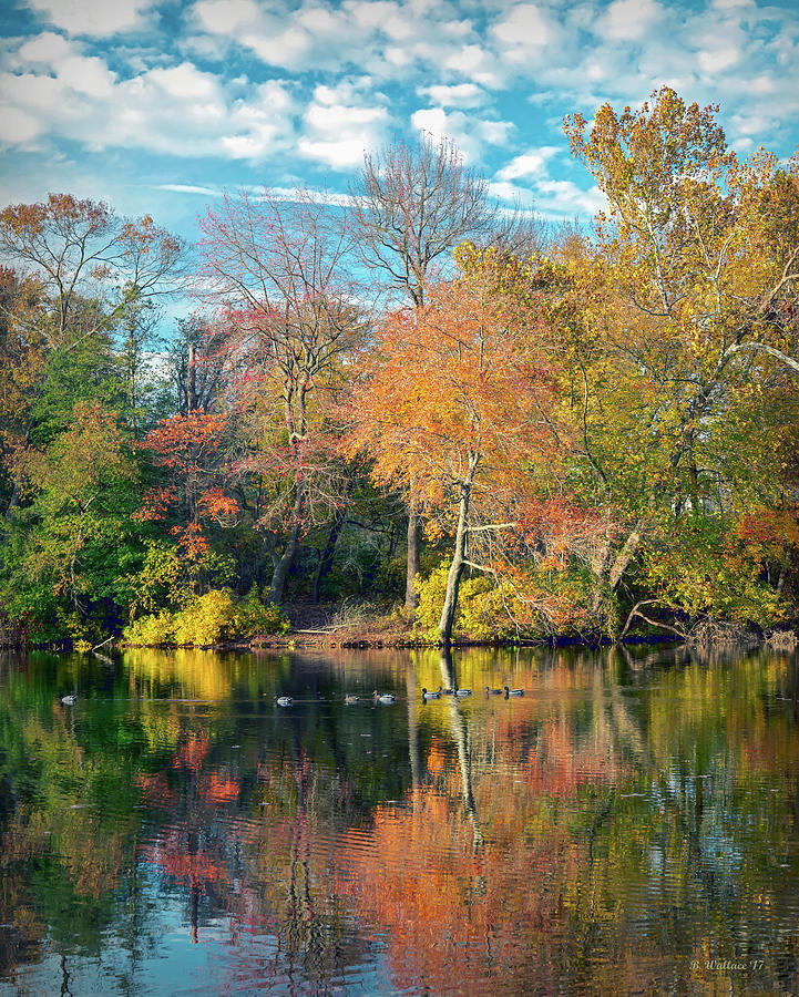 Lake Waterford In Autumn Photograph by Brian Wallace