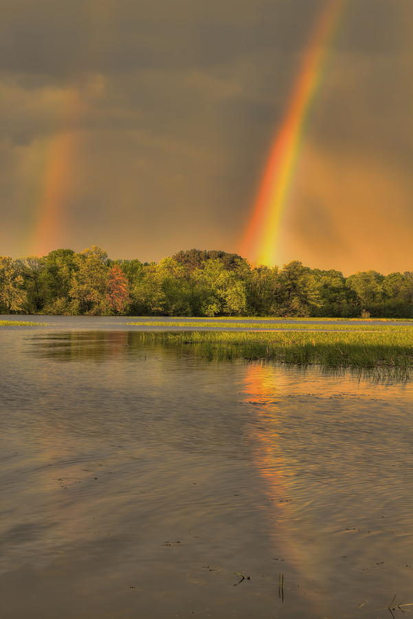 Lake Wausau Rainbow Photograph by Dale Kauzlaric
