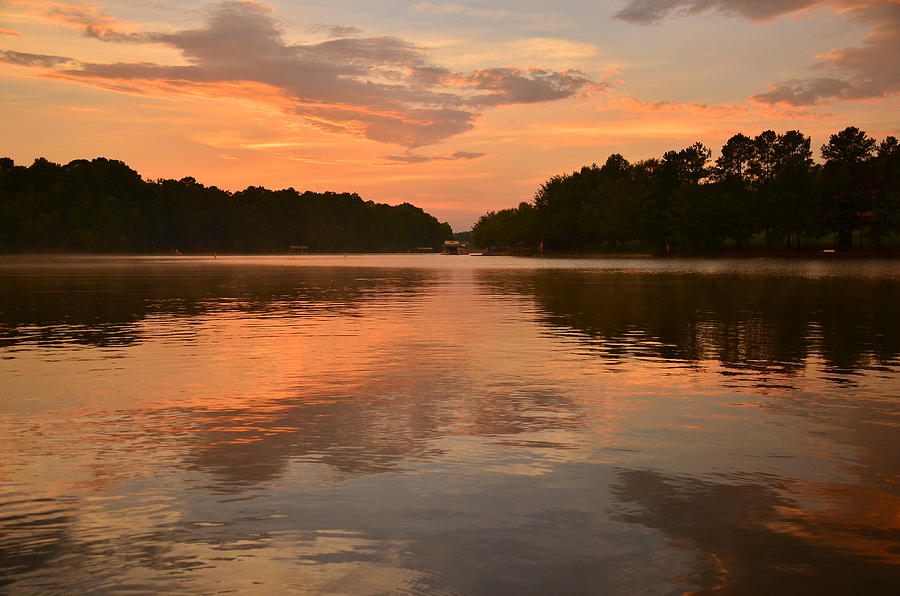 Lake Wedowee At Sunset Photograph
