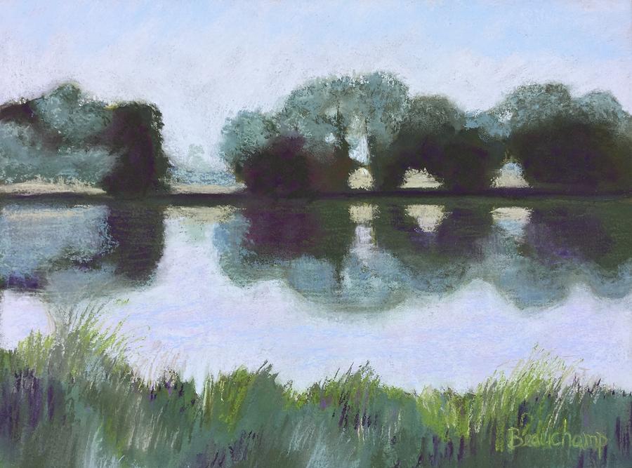 Lake Winnsboro Calm Pastel by Nancy Beauchamp