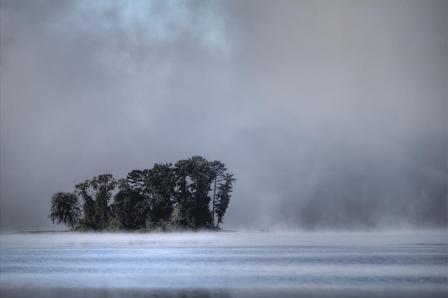 Lake Wylie Foggy Morning Photograph by Dustin K Ryan