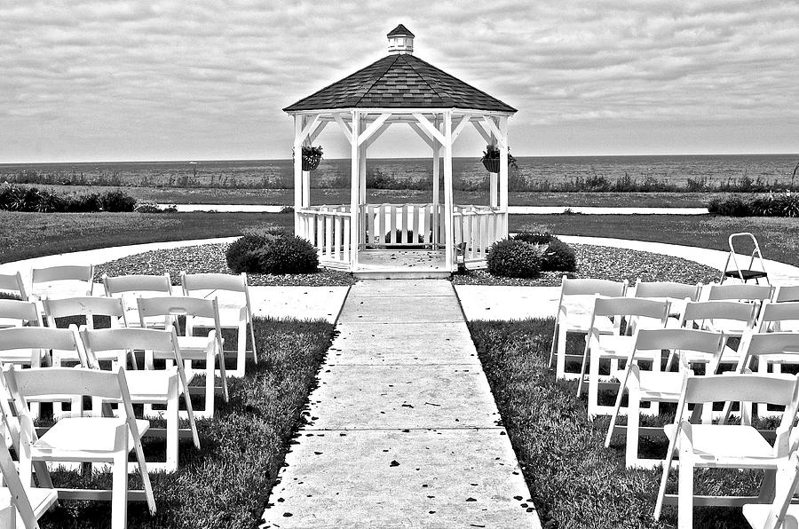 Lakefront Wedding Photograph by Frozen in Time Fine Art Photography