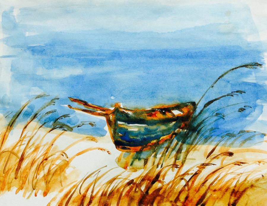 Lakeshore  Painting by Hae Kim