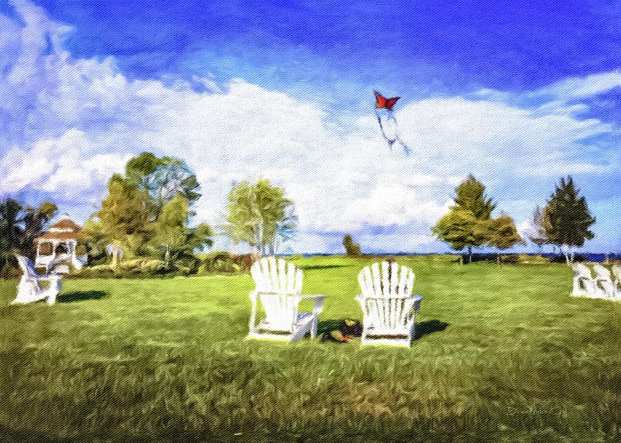 Lakeside Butterfly Kite  Photograph by Diane Lindon Coy