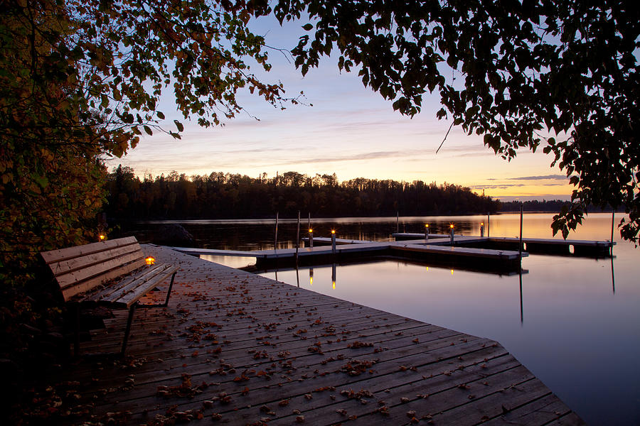 Lakeside in the North Woods Photograph by Adam Pender