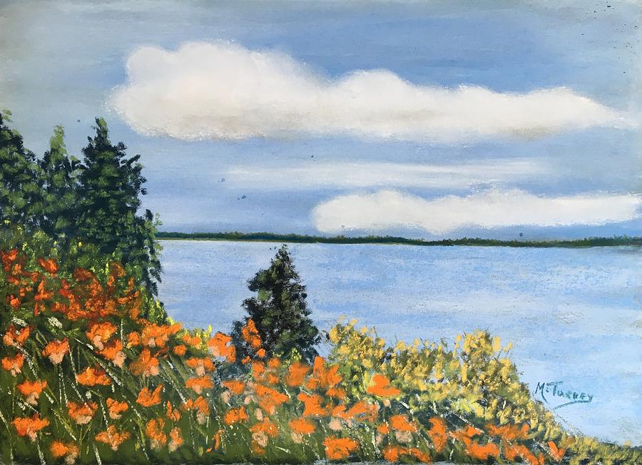 Lakeside Lillies Pastel by Michele Turney
