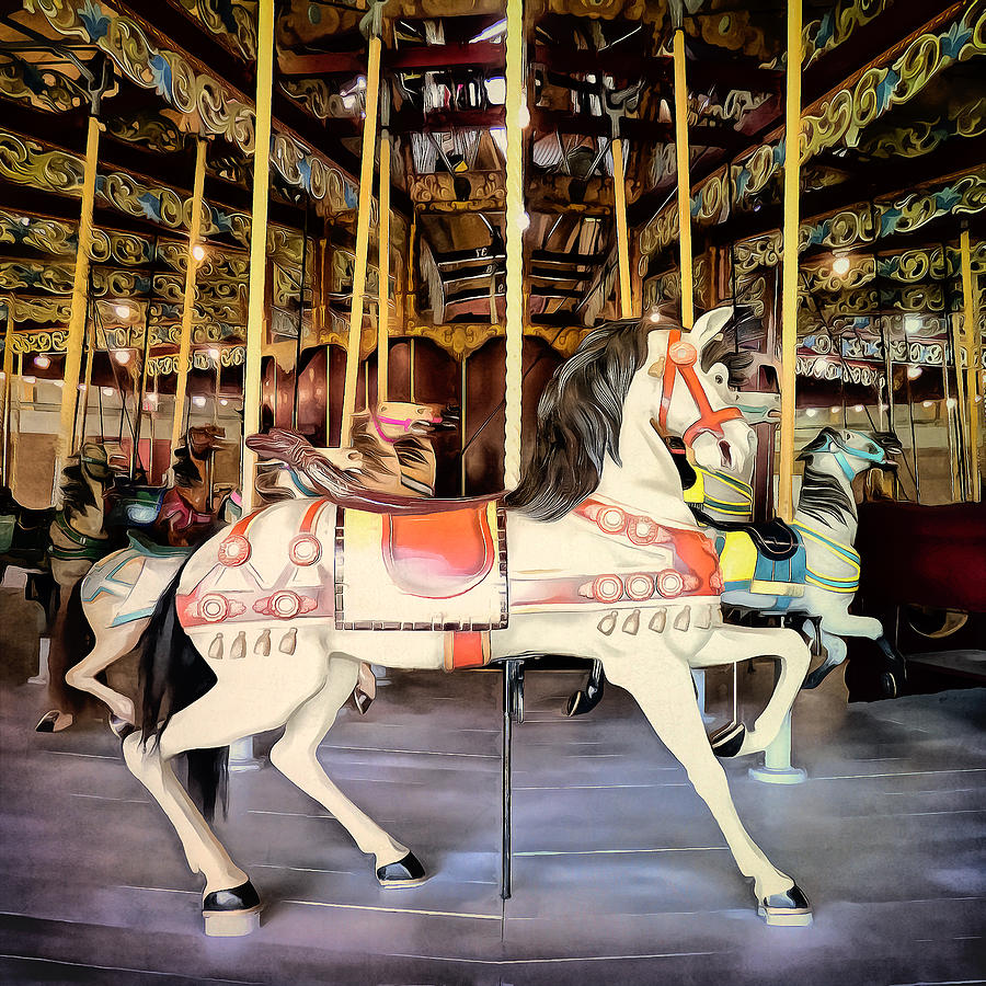 Lakeside Park Carousel Photograph by Leslie Montgomery