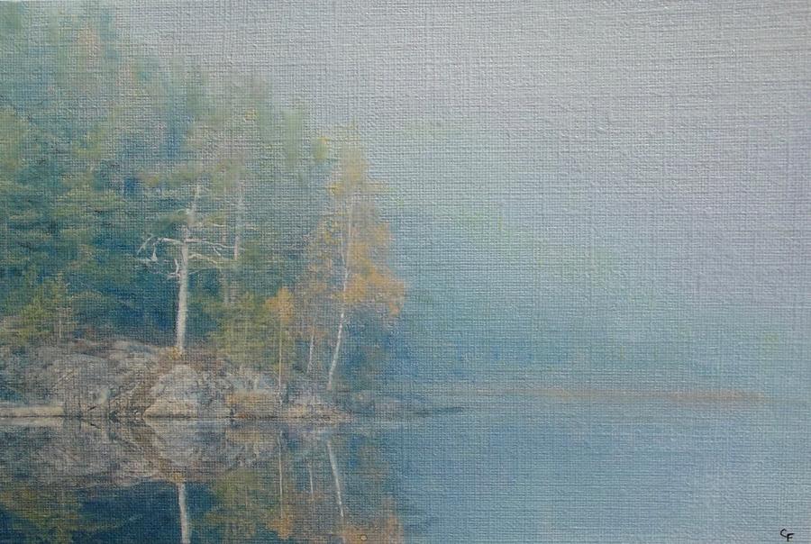 Lakeside Reflections Painting by Cara Frafjord