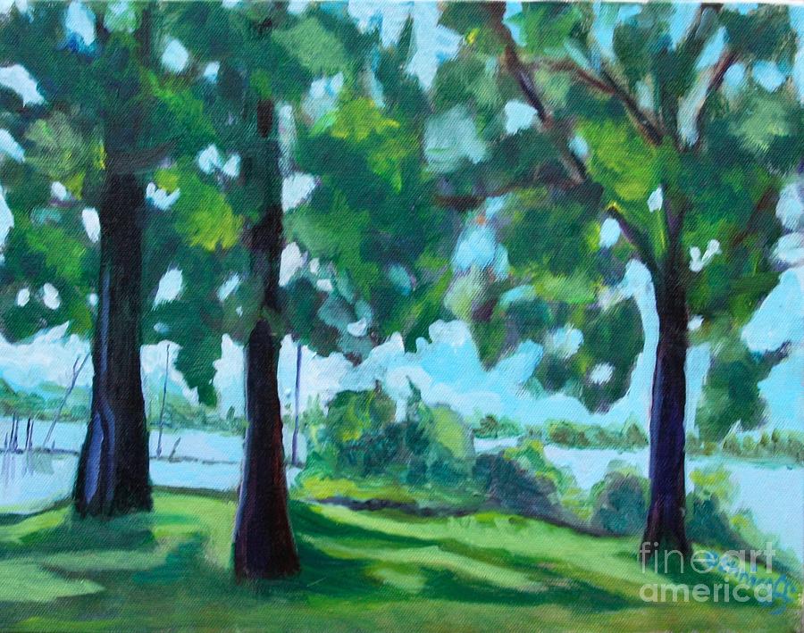 Lakeside Shadows by Jan Bennicoff Lakeside Shadows by Jan Bennicoff