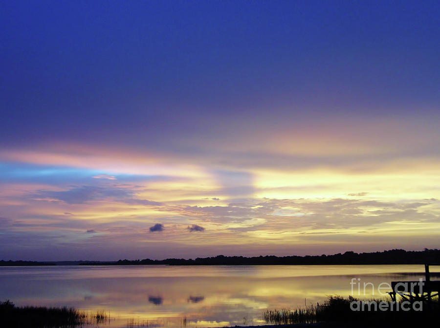 Lakeside Sunrise Photograph by D Hackett