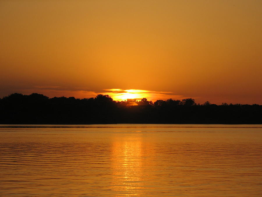 Lakeside Sunset Photograph by Emily Spivy - Fine Art America