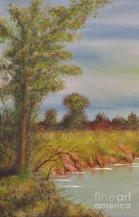 Lakeside Painting by Tim Townsend