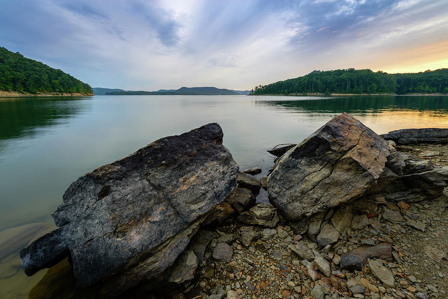 Lakeside View Photograph by Michael Scott