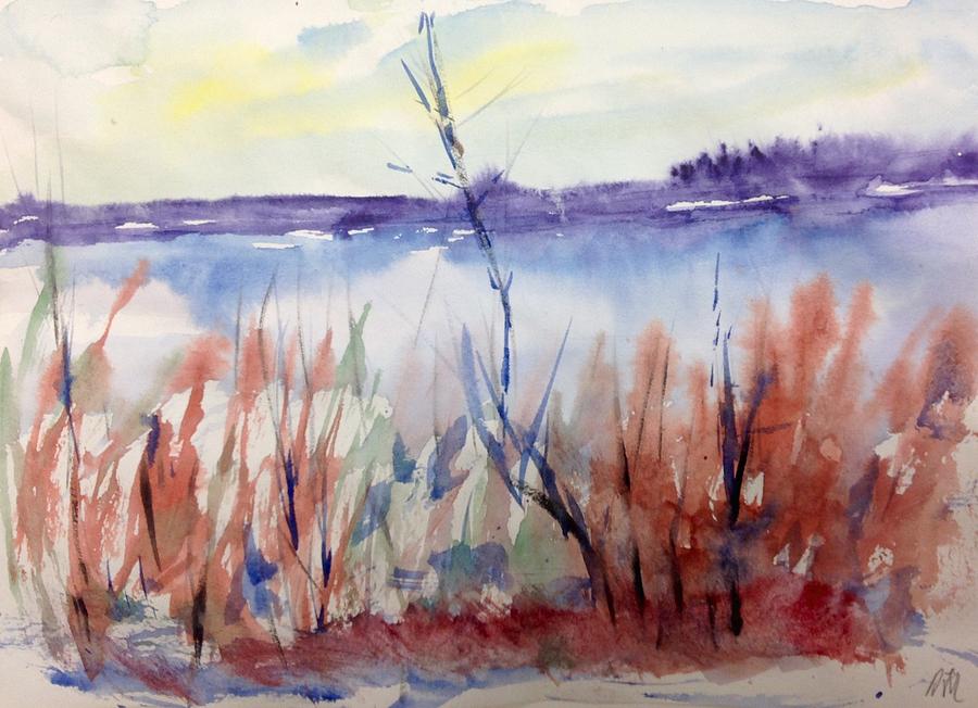 Lakeside Wash No.17 Painting by Desmond Raymond