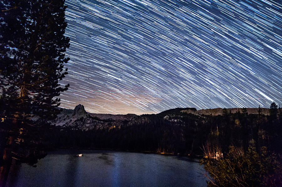 Lakie Maime Star Trails Photograph by Cat Connor