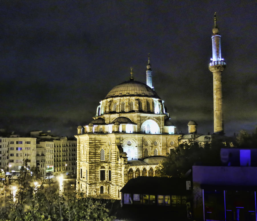 Byzantine Photograph - Laleli Mosque by Phyllis Taylor